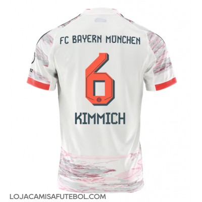Camisa de Futebol Bayern Munich Joshua Kimmich #6 Equipamento Secundário 2025-26 Manga Curta Camisa de Futebol Bayern Munich Joshua Kimmich #6 Equipamento Secundário 2025-26 Manga Curta